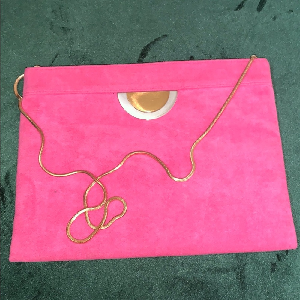 Vintage REVA Studio 54 Suede Clutch